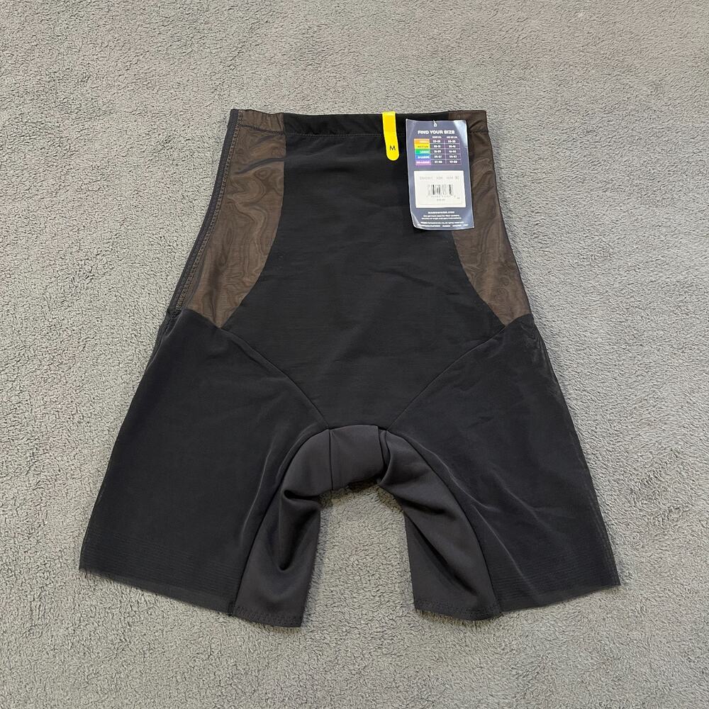 Maidenform Sculpting Black High Waist Shapewear Shorts Thigh Women's Size Medium